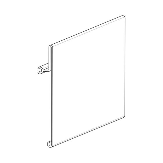 View-Lok® Clear Card Holders for Retail Signage