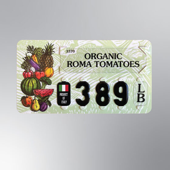 75-GR Produce Price Tag – Vibrant, Durable & Timeless
