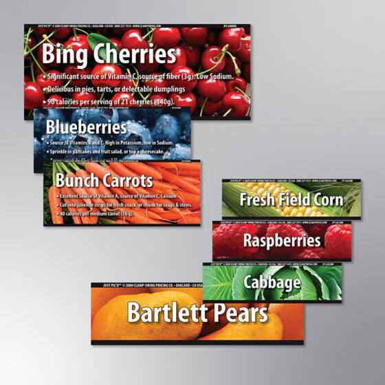 Just Pic’d™ Stock Produce Signage – Fresh, Informative & Visually Impactful