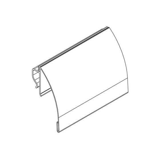 CHC2.5-3.5W ClearSign™ Holder with Clip for Wire/Glass