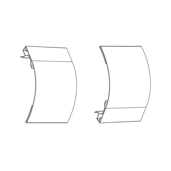 CHC-M ClearSign™ Curved Holders for Tag Mouldings